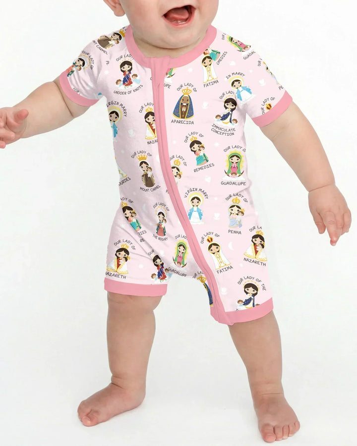 Little Marian Blessings Bamboo Shorty Zippy