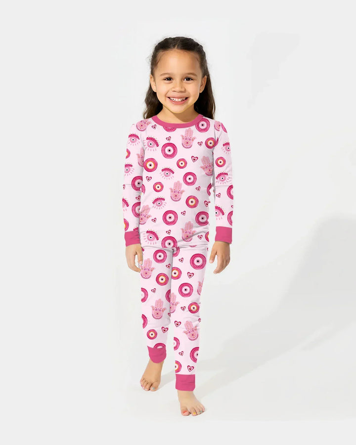 Mini Mystic Family Matching Bamboo Two Piece Long Sleeve Pajama Set