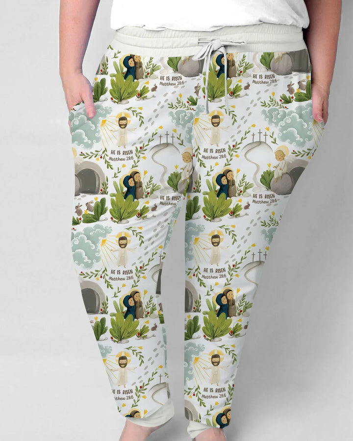 He Is Risen Bamboo Women Pajama Set