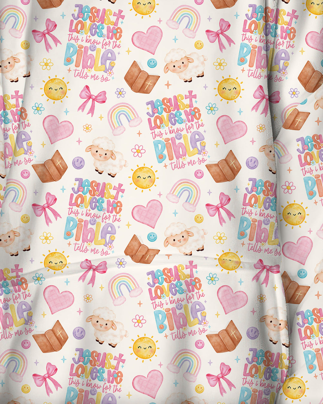Jesus Loves Me This I Know Bamboo Blanket Hoodie