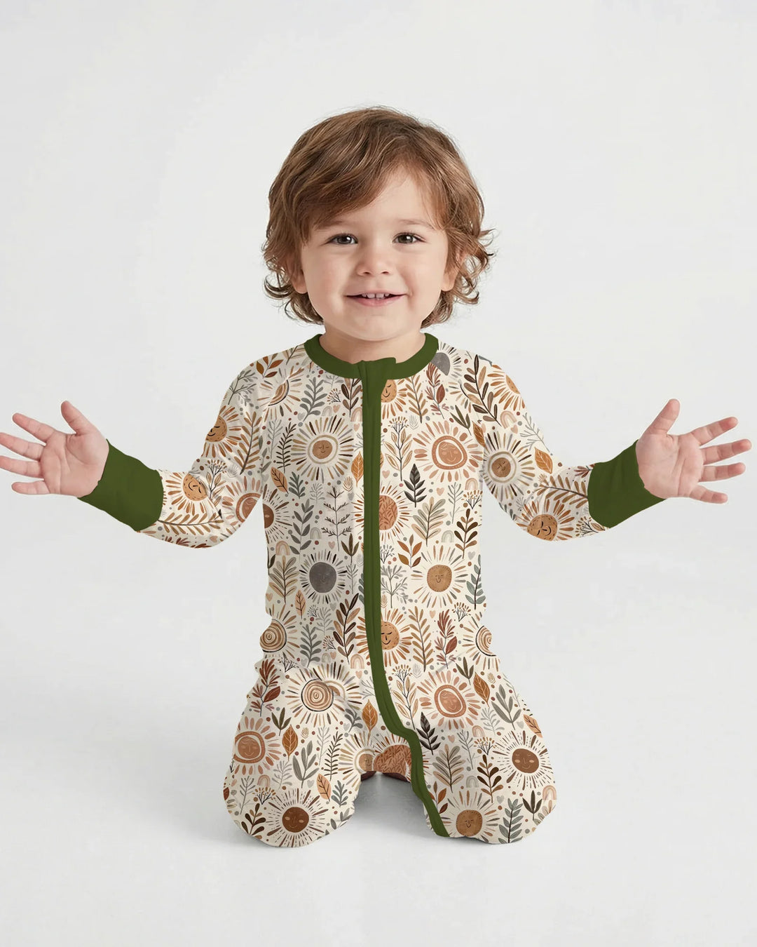 Boho Sunshine Garden Bamboo Convertible Zippy