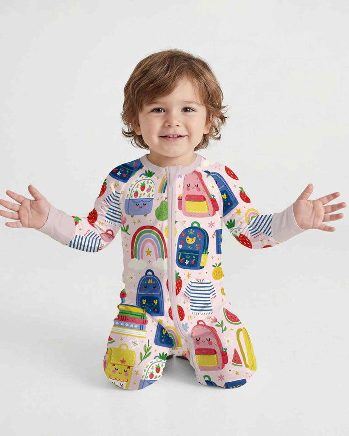 Sweet Rainbow School Adventure Bamboo Convertible Zippy