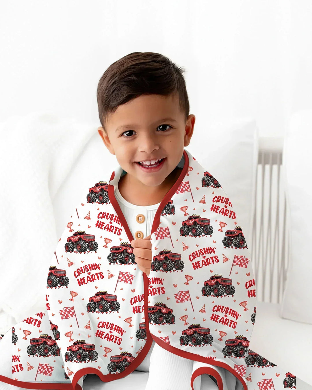 Crushin Hearts Bamboo Blanket