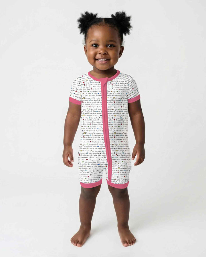 French Classroom Notes Bamboo Shorty Zippy