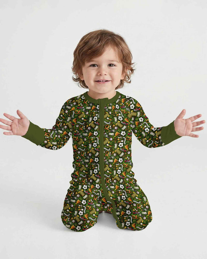 Green Soccer All-Star Bamboo Convertible Zippy
