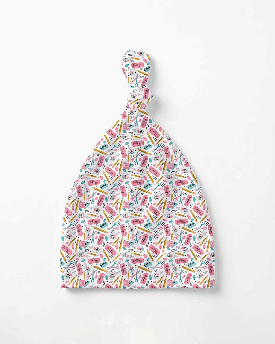 Pink Power School Supplies Bamboo Knotted Hat