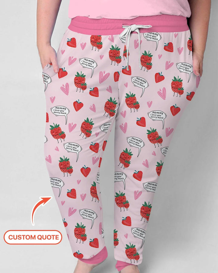 I love you berry much Bamboo Women Pajama Set