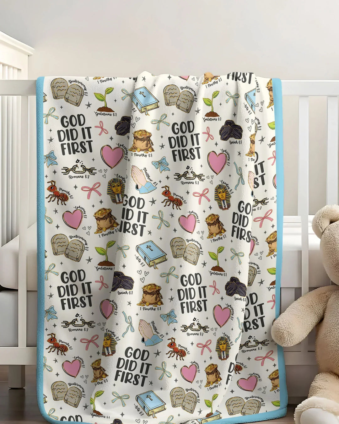 God Did It First Bamboo Blanket