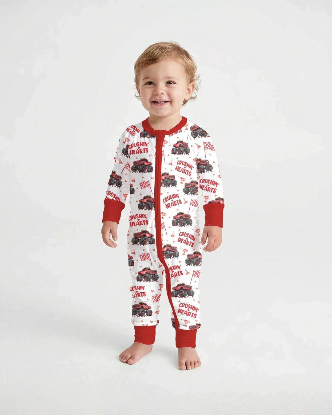 Crushin Hearts Bamboo Convertible Zippy