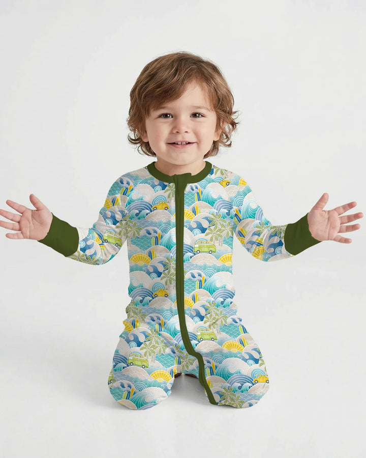 Coastal Road Trip Waves Surf Bamboo Convertible Zippy