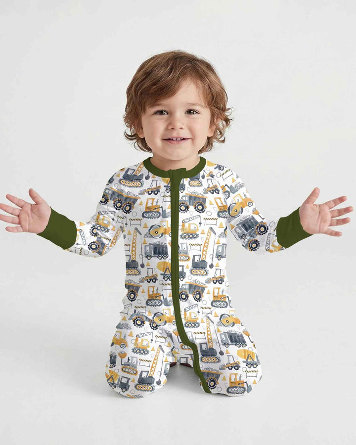 Construction Crew Bamboo Convertible Zippy