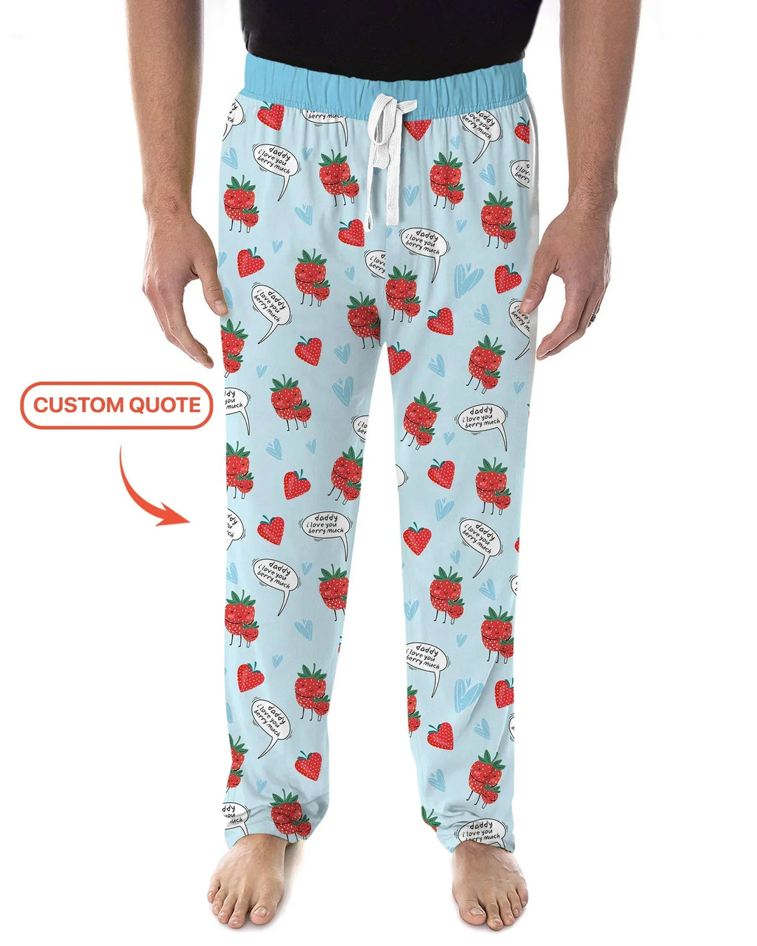 I love you berry much Bamboo Men's Pajama Set