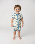Wide Awake Matching Daddy & Me Bamboo Shorty Zippy