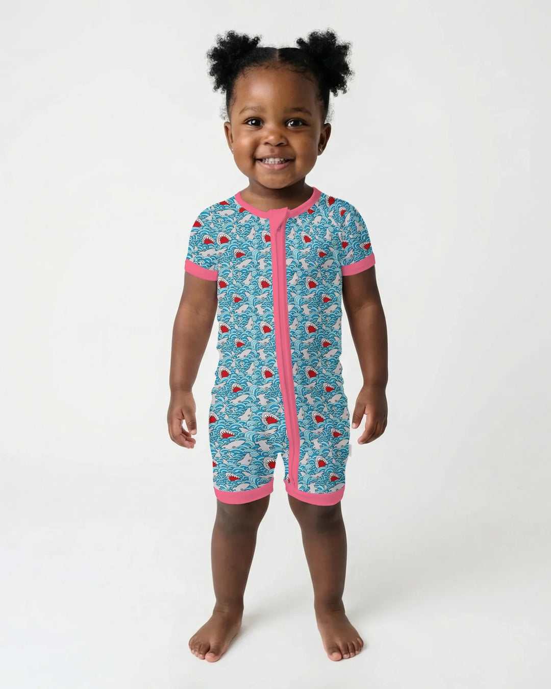 Shark Wave Rush Bamboo Shorty Zippy