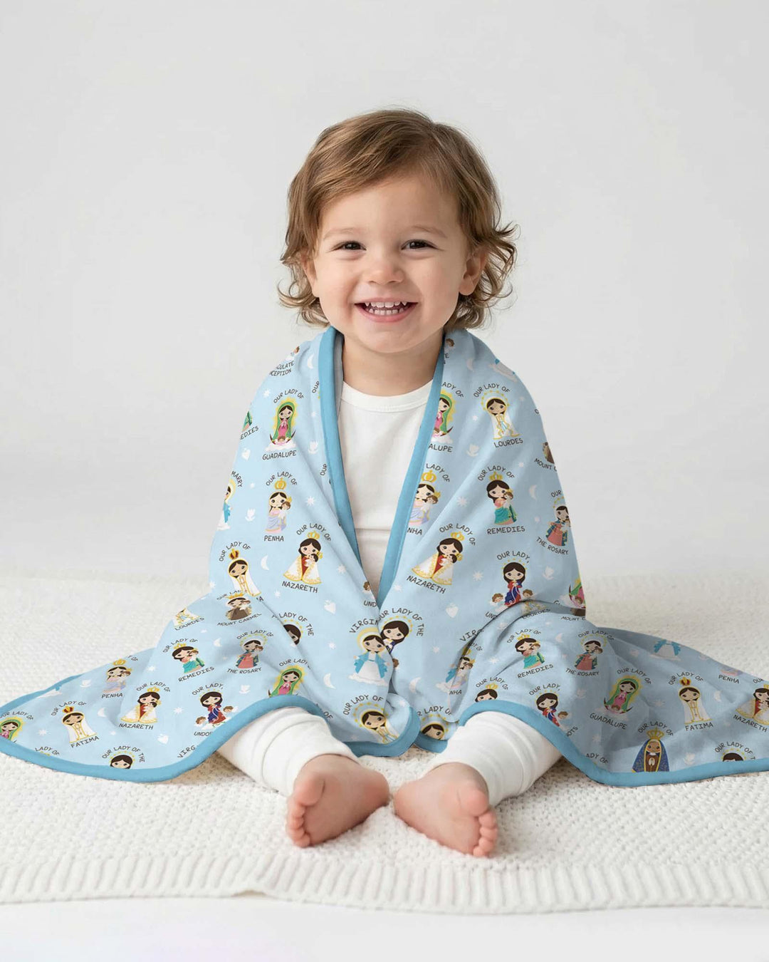 Little Marian Blessings Bamboo Blanket
