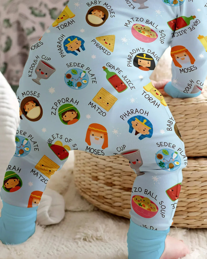 Cute Passover Characters Bamboo Convertible Zippy
