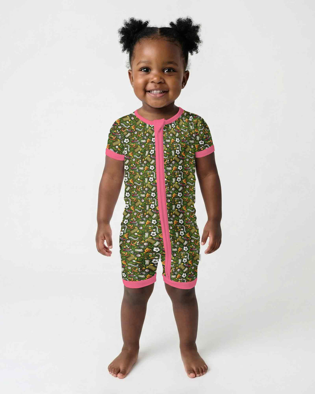 Green Soccer All-Star Bamboo Shorty Zippy