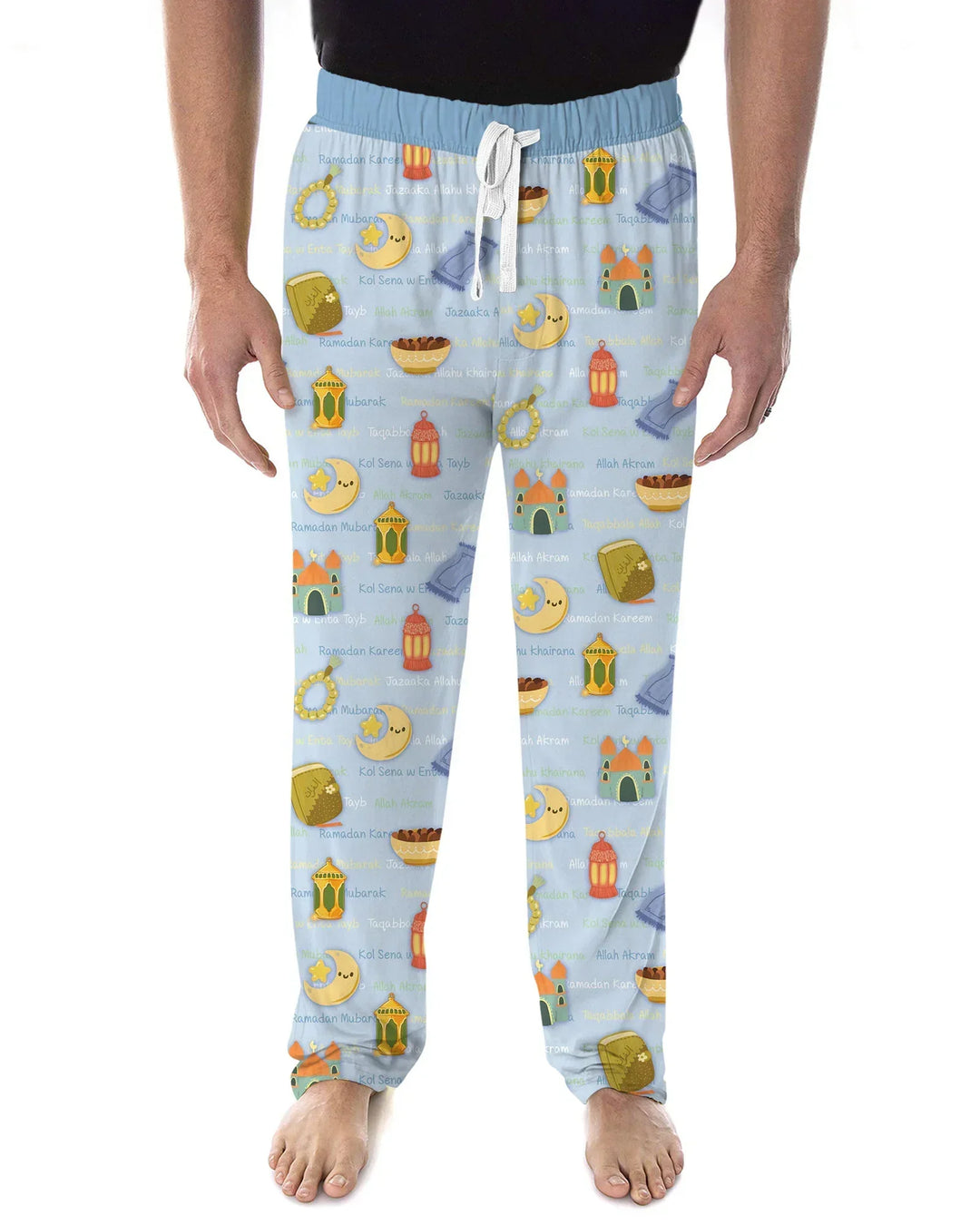 Ramadan Mubarak Family Matching Bamboo Men's Pajama Set