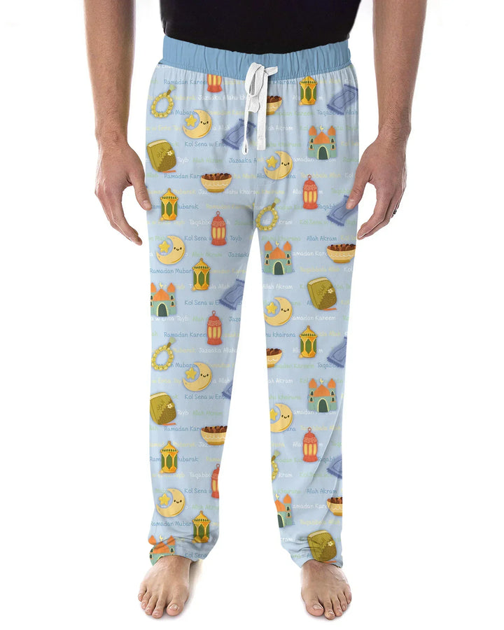 Ramadan Mubarak Family Matching Bamboo Men's Pajama Set