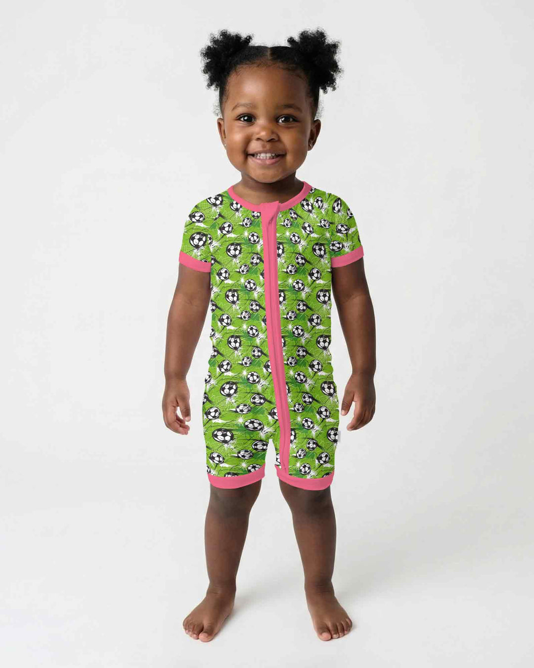 Green Soccer Energy Bamboo Shorty Zippy