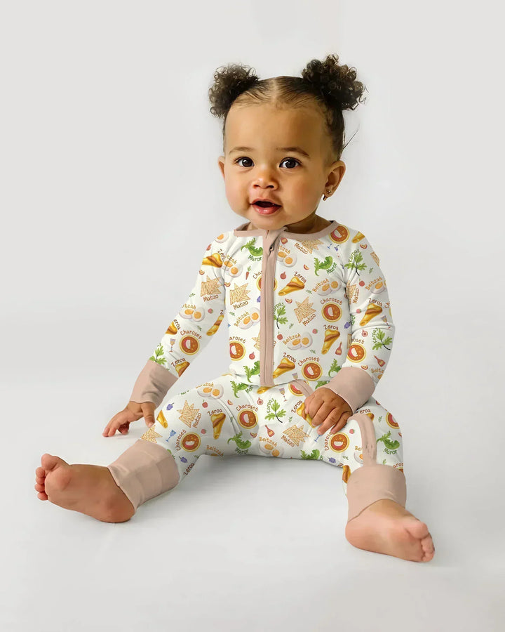 Happy Passover Family Matching Bamboo Convertible Zippy