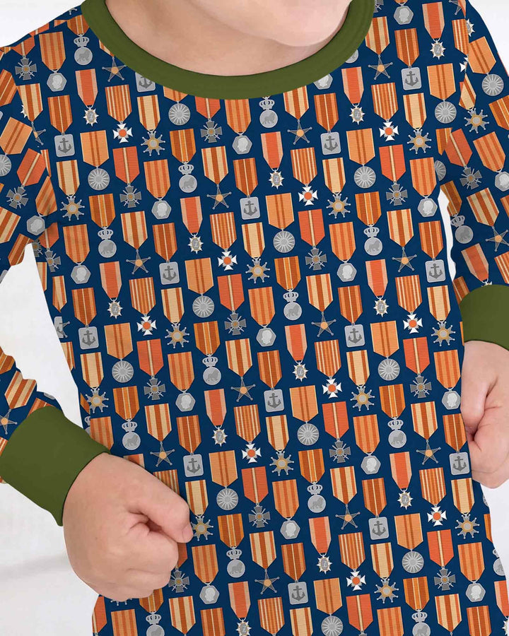 Little Hero Bamboo Two Piece Long Sleeve Pajama Set