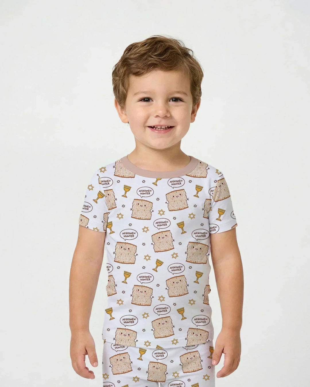 Afikomen Hunter Bamboo Two Piece Short Sleeve Pajama Set