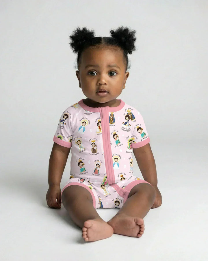 Little Marian Blessings Bamboo Shorty Zippy