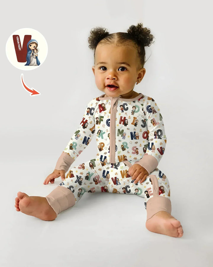 Catholic Saint ABCs Bamboo Convertible Zippy