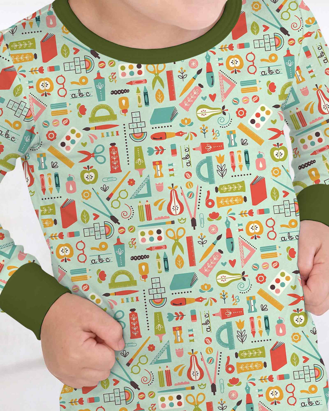 Creative Classroom Bamboo Two Piece Long Sleeve Pajama Set