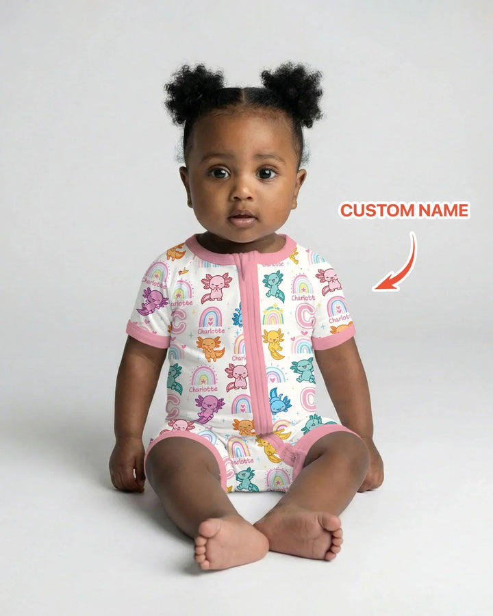 Axololt Custom Name Bamboo Shorty Zippy