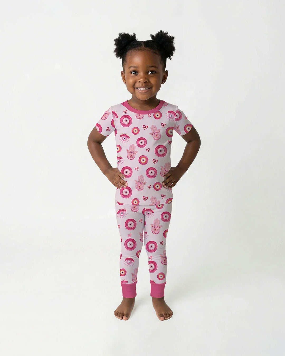 Mini Mystic Family Matching Bamboo Two Piece Short Sleeve Pajama Set