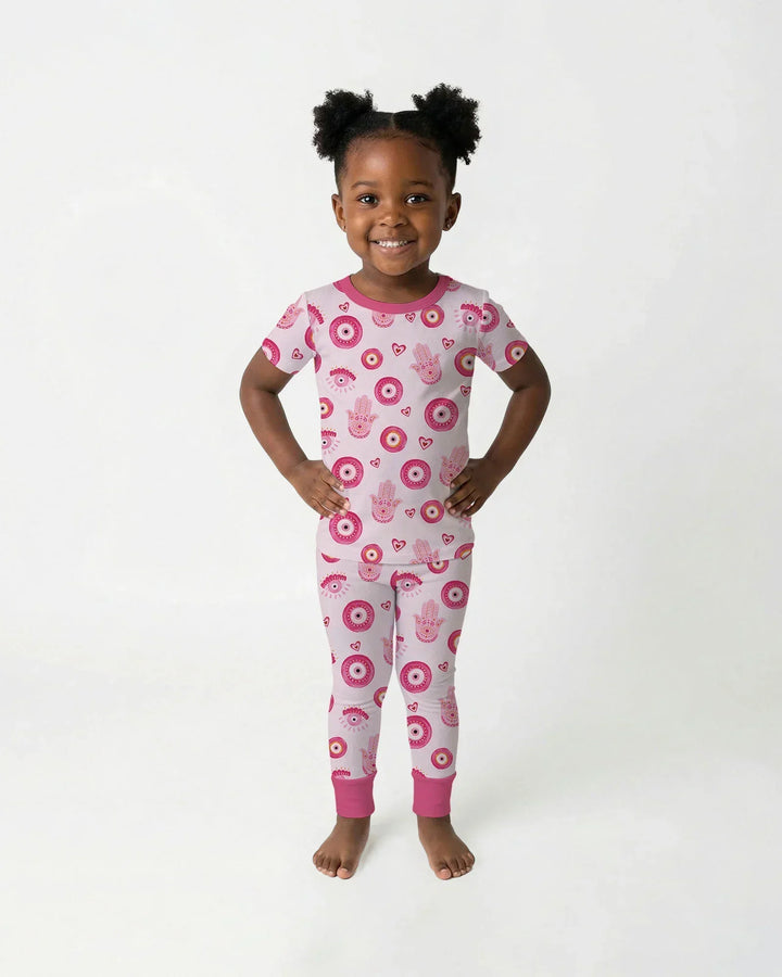 Mini Mystic Family Matching Bamboo Two Piece Short Sleeve Pajama Set