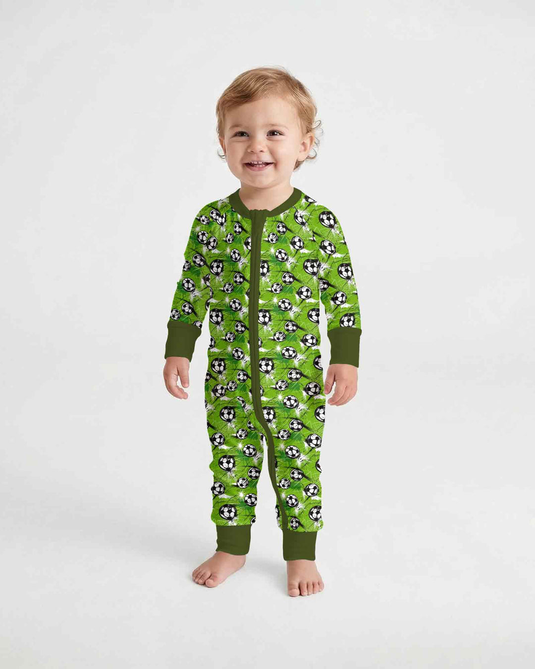 Green Soccer Energy Bamboo Convertible Zippy