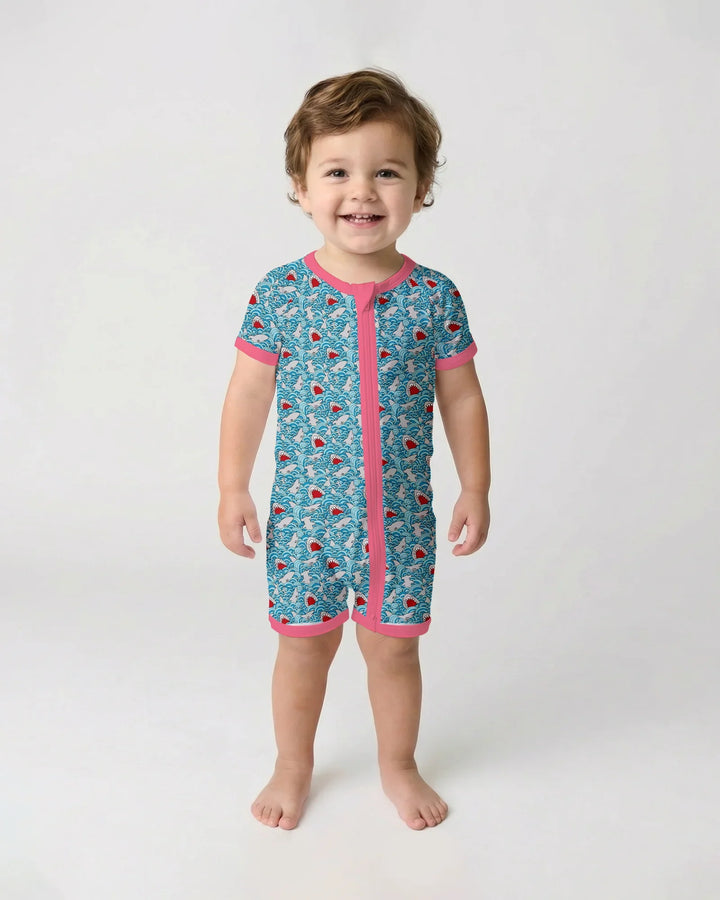 Shark Wave Rush Bamboo Shorty Zippy