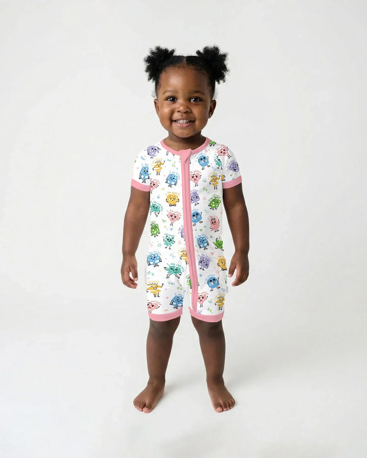 Positive Affirmations Bamboo Shorty Zippy