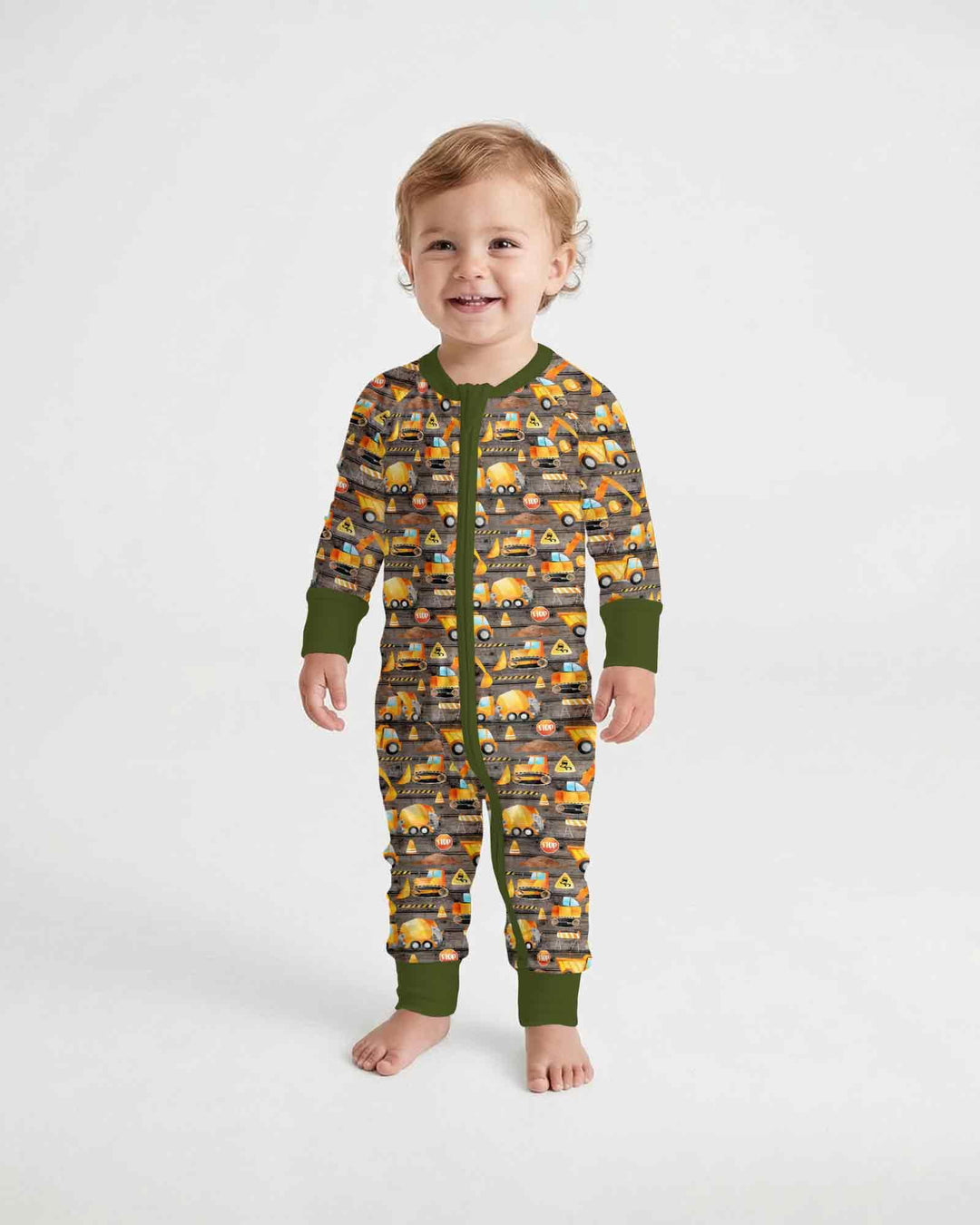 Construction Vehicles Bamboo Convertible Zippy