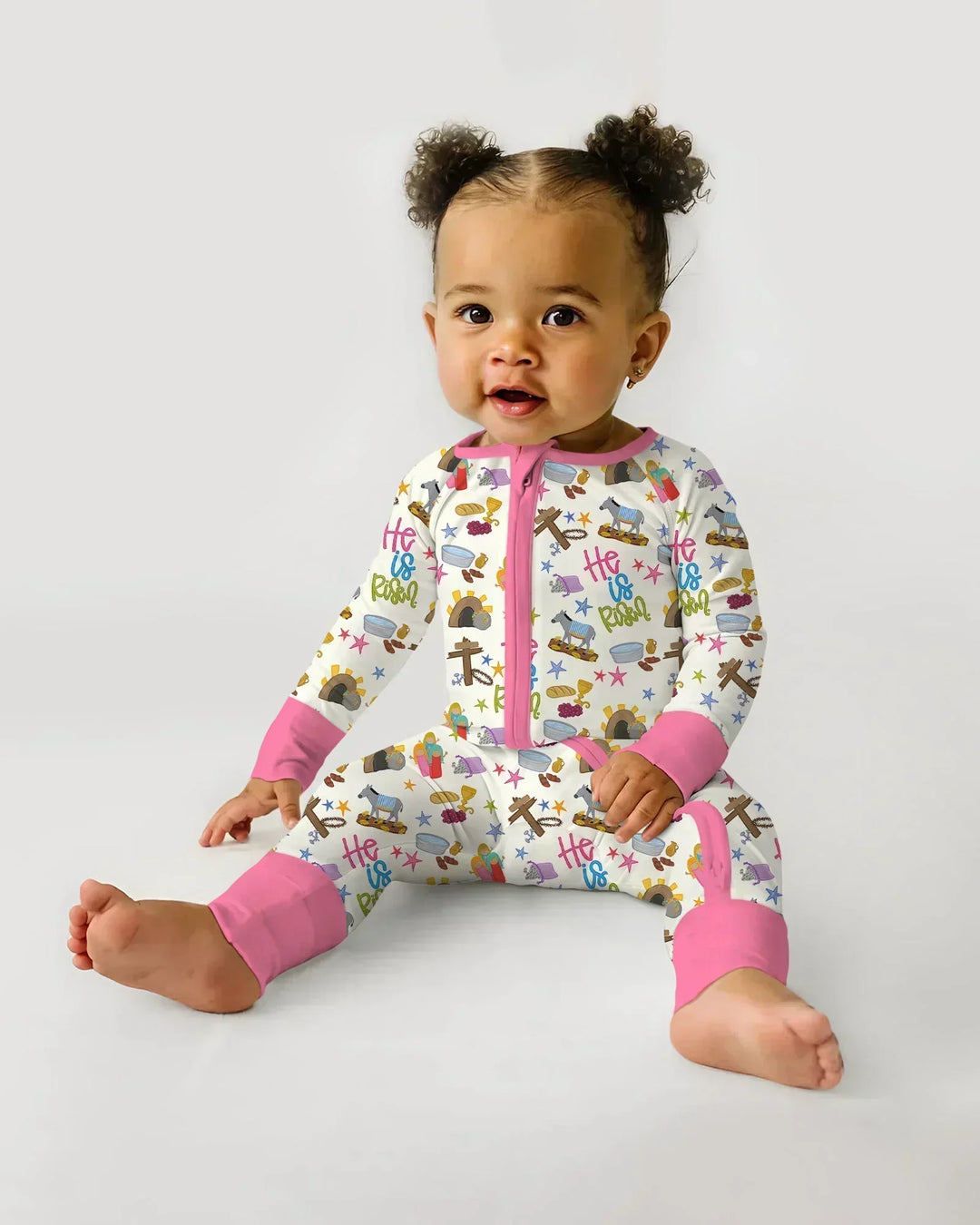 Bible Story Easter Family Matching Bamboo Convertible Zippy