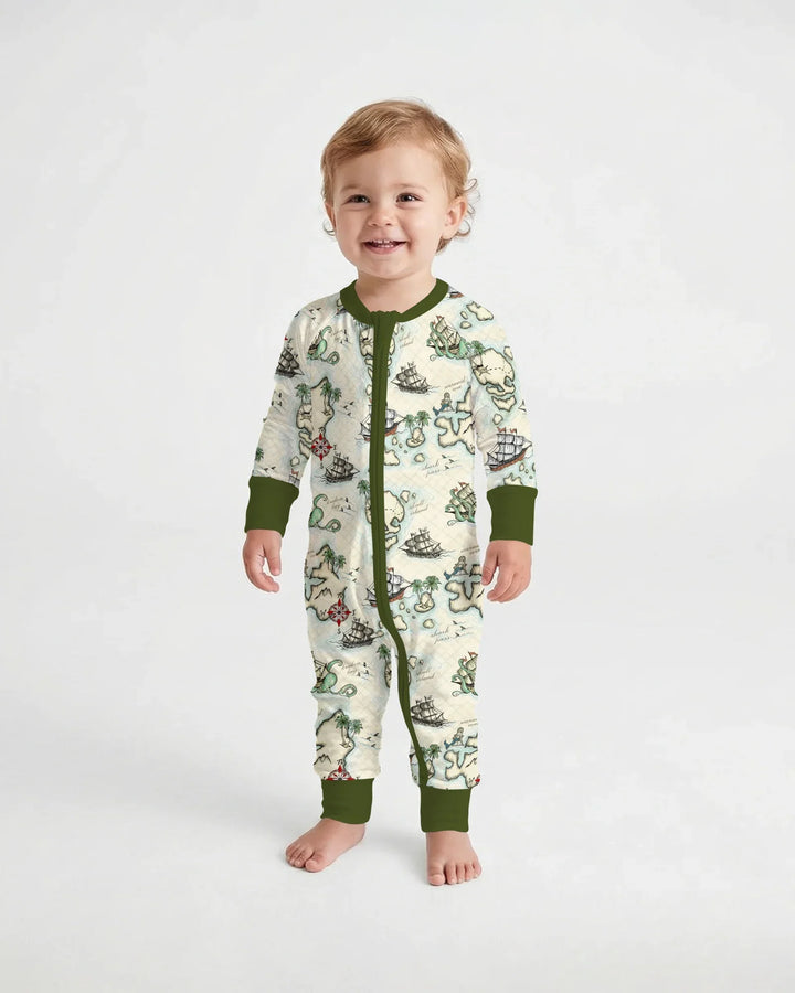 Pirate Treasure Map Quest  Bamboo Convertible Zippy