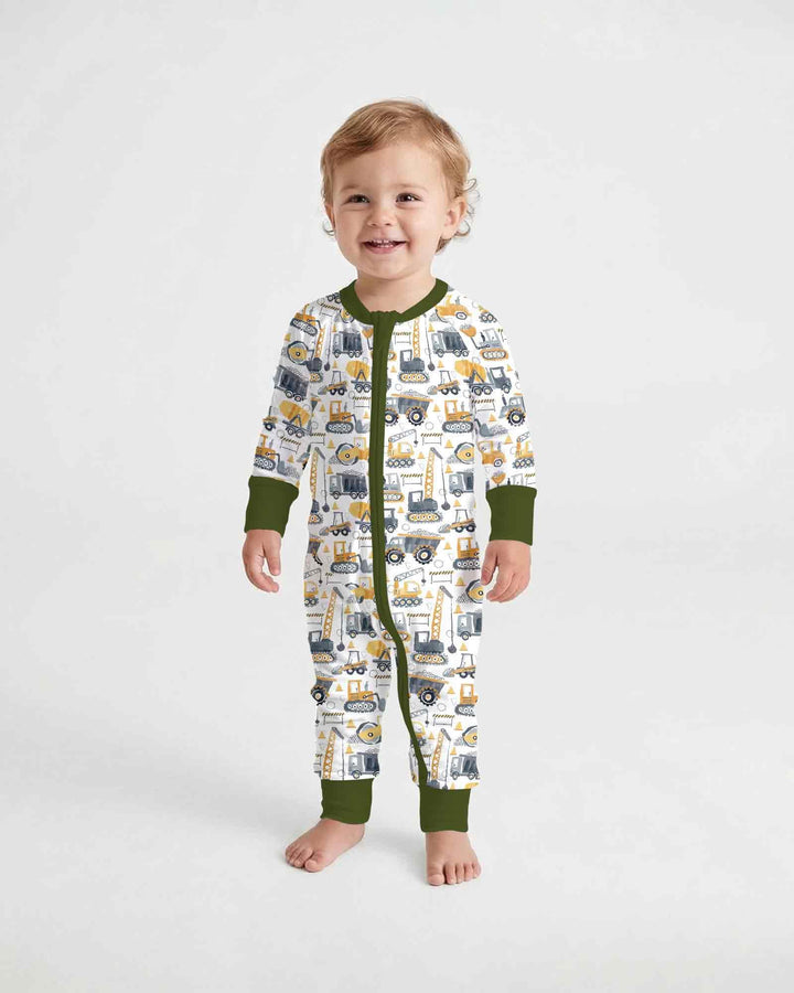 Construction Crew Bamboo Convertible Zippy