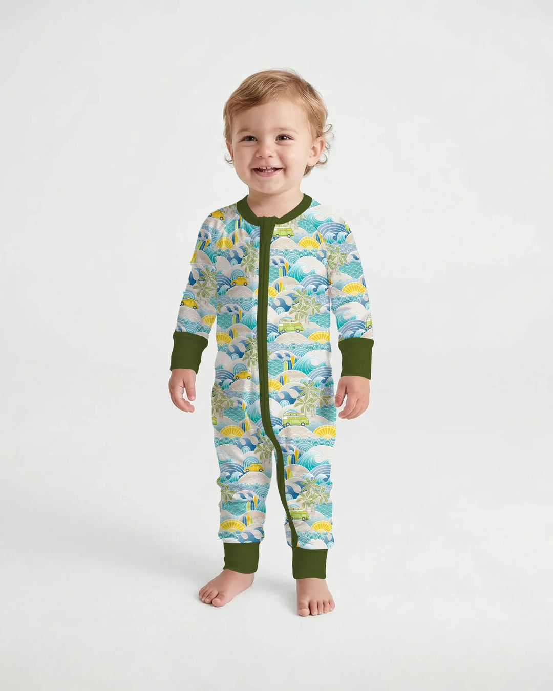 Coastal Road Trip Waves Surf Bamboo Convertible Zippy