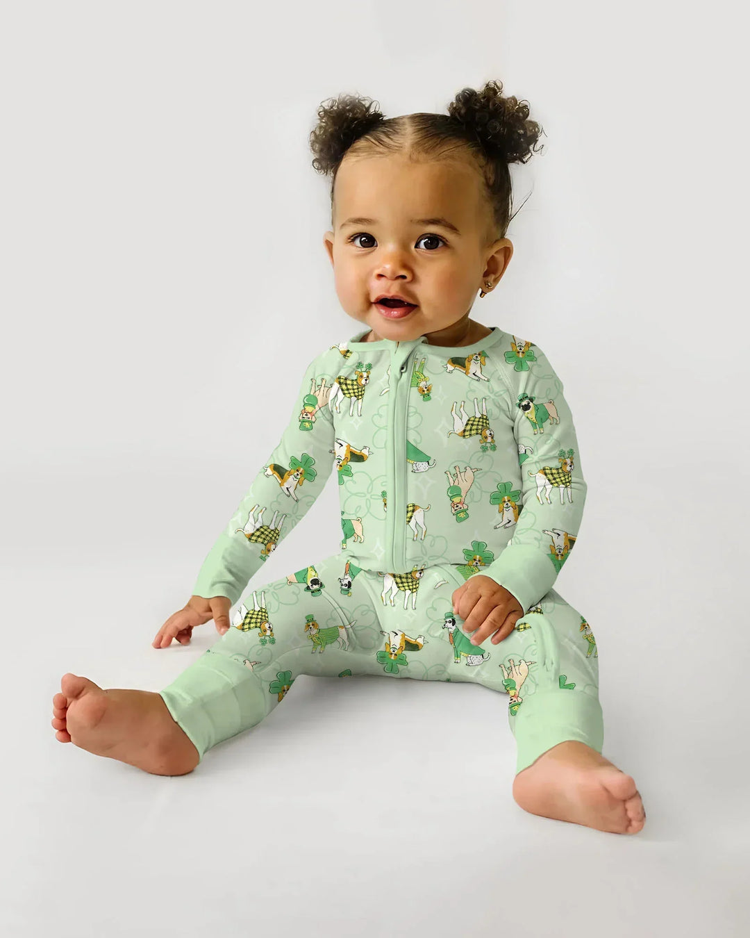 St. Patrick's Day Puppies Bamboo Convertible Zippy