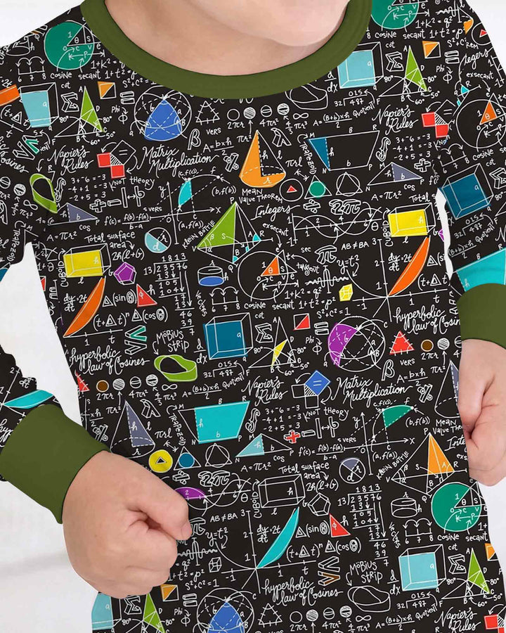 STEM Sketchbook Bamboo Two Piece Long Sleeve Pajama Set