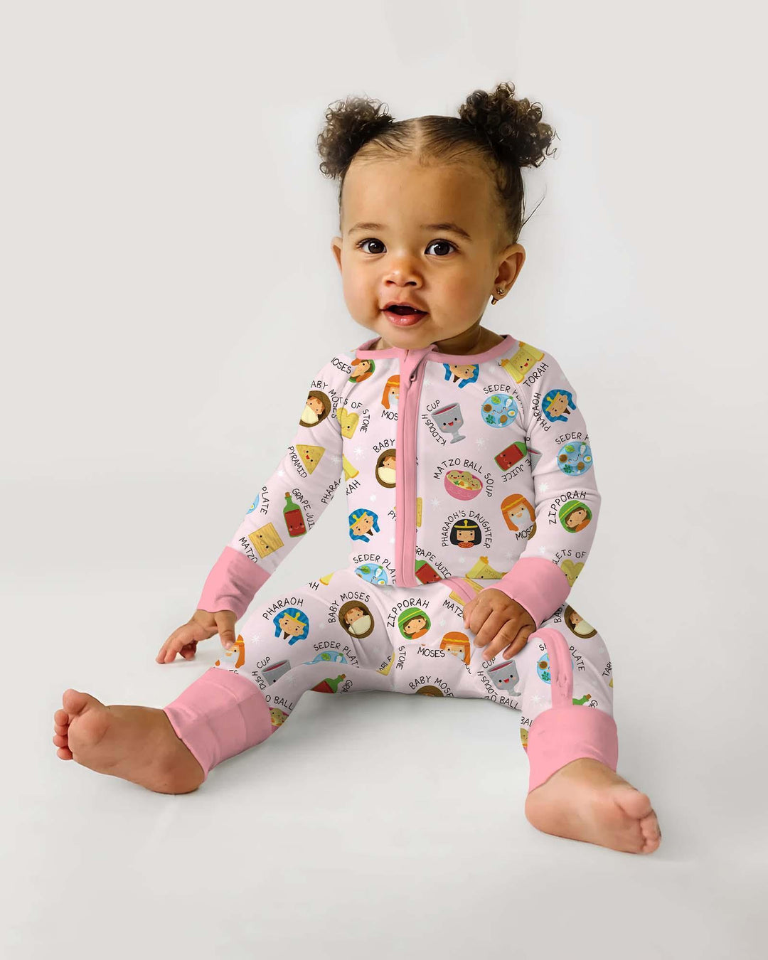 Cute Passover Characters Bamboo Convertible Zippy