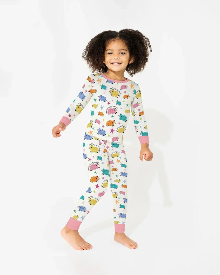 The Lord Is My Shepherd Bamboo Two Piece Long Sleeve Pajama Set