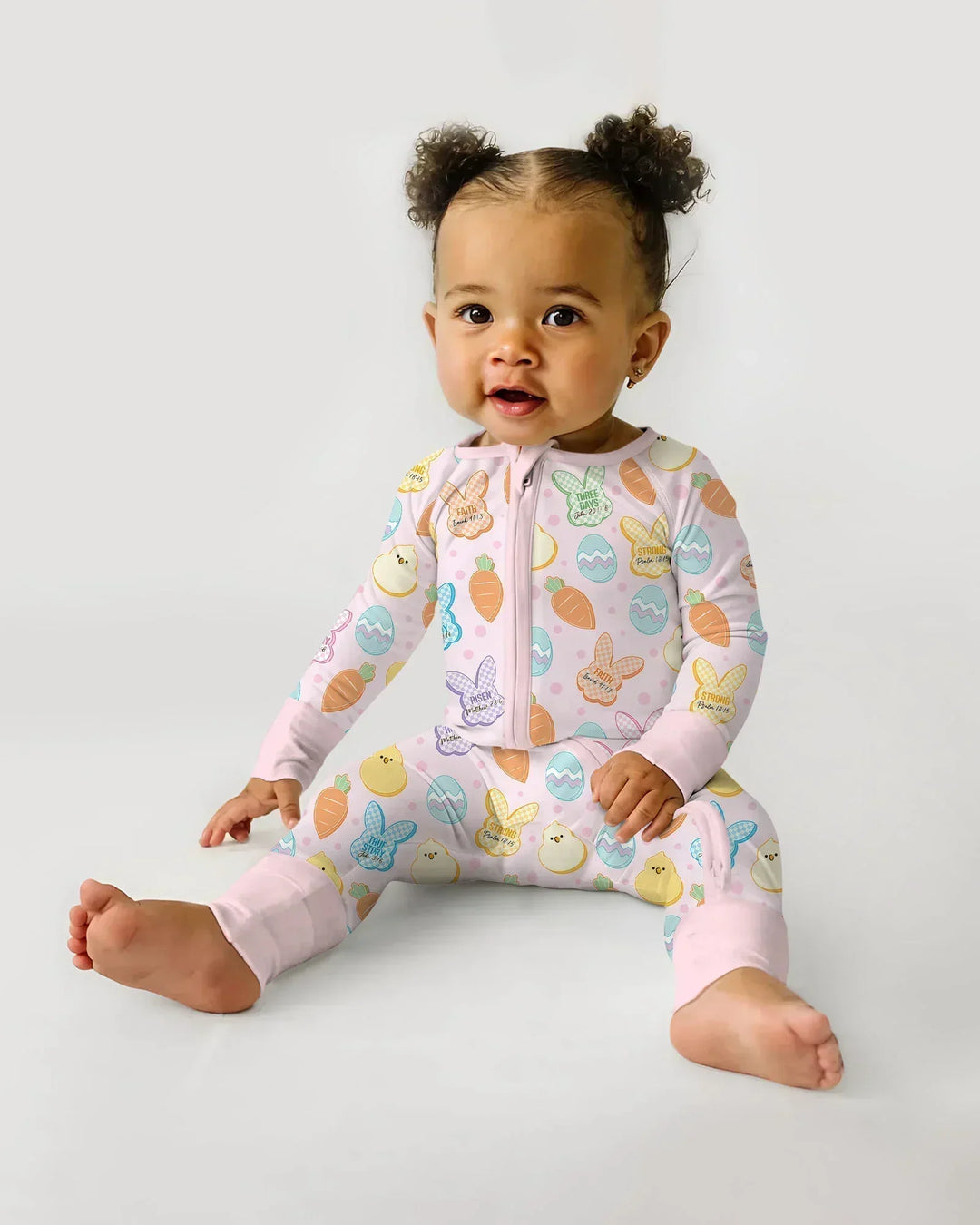 Easter Christian Bunny Bamboo Convertible Zippy