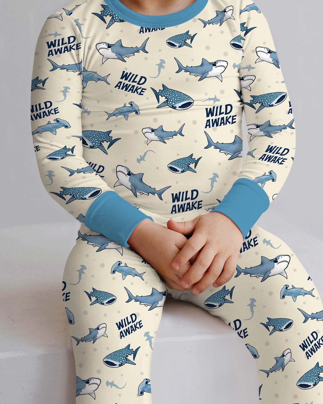 Wide Awake Matching Daddy & Me Bamboo Two Piece Long Sleeve Pajama Set