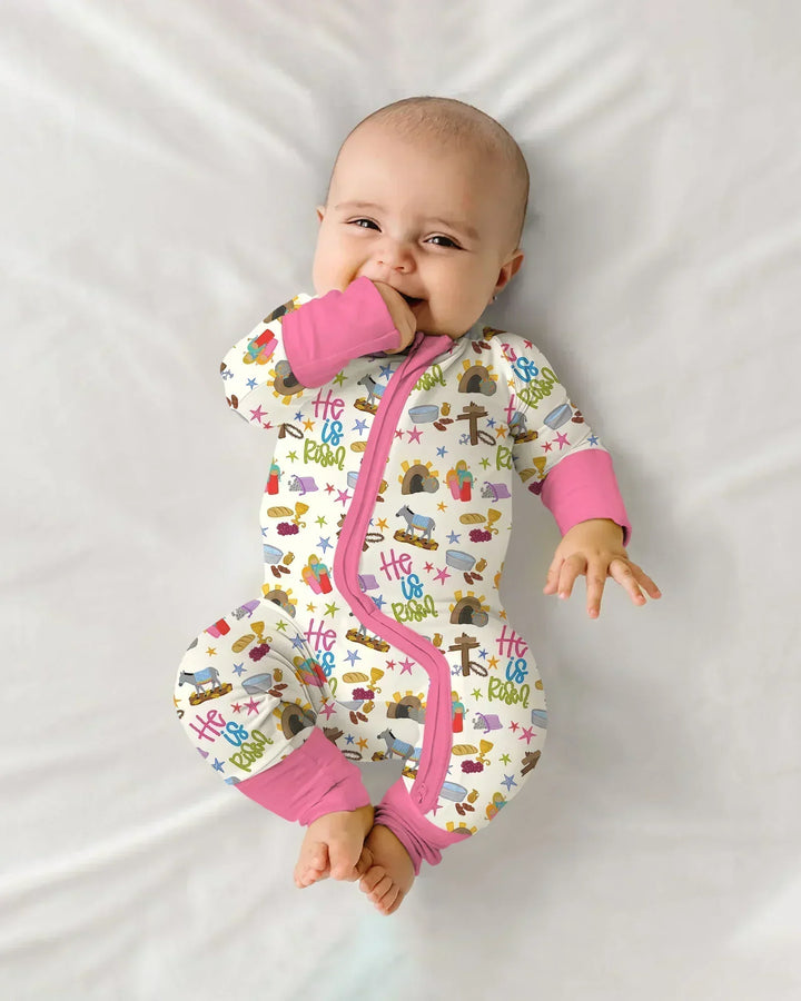Bible Story Easter Family Matching Bamboo Convertible Zippy