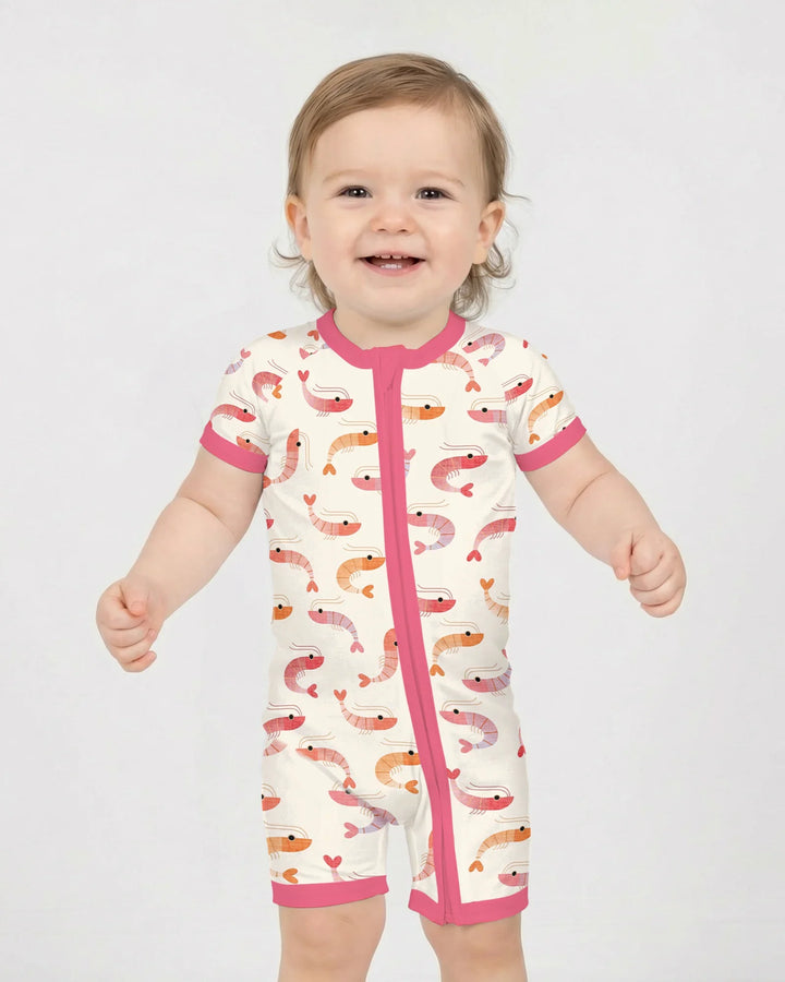 Sweet Shrimp Parade Bamboo Shorty Zippy
