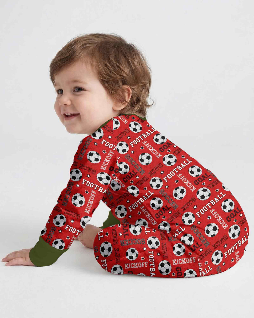 Red Soccer Ball Bamboo Convertible Zippy